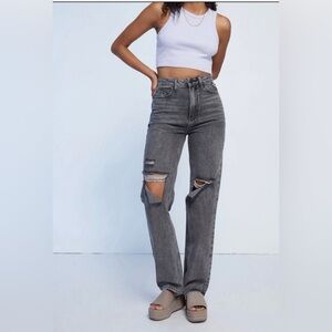 PacSun 90's Boyfriend Straight Leg Destroyed Jeans Size 25